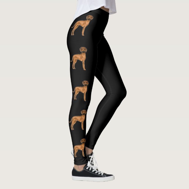Leggings Ridgeback Marrón Rhodesia Perro Lionhound Africano (Derecha)