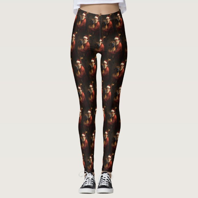 Leggings Ridgeback Santa Claus Navidades festivos (Anverso)