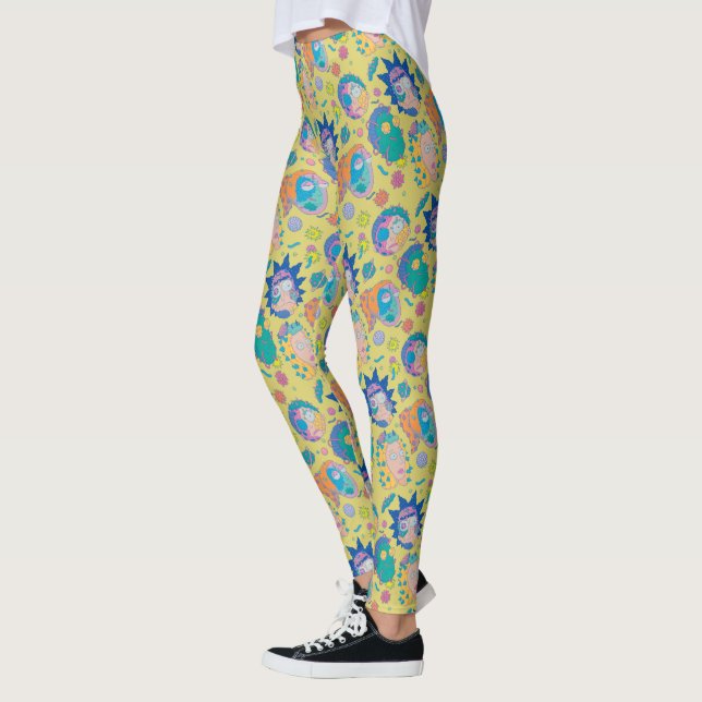 Leggings RIQUEZA Y MORTY™| Patrón de la familia Smith infec (Izquierda)