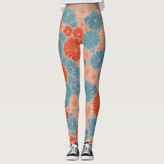 Leggings Ritmo de Kimono: Un patrón de inspiración japonesa (Anverso)