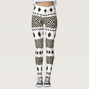 Leggings Ritmos tribales: patrones geométricos étnicos