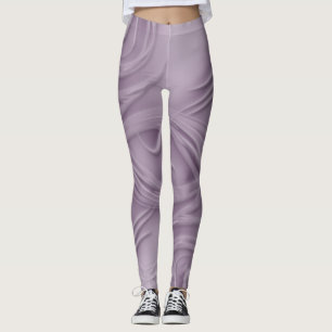 Leggings Rizos sobre ilustraciones púrpuras