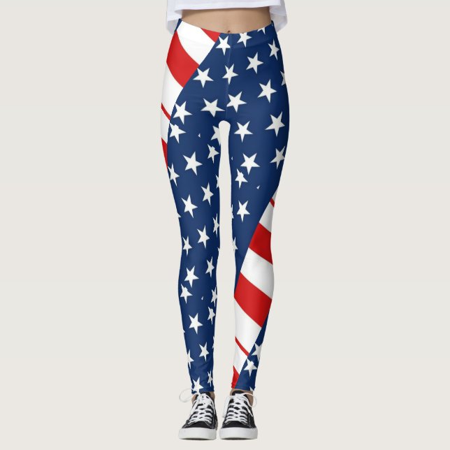 Leggings rmdesignflo55 Leyendas de la bandera de los Estado (Anverso)