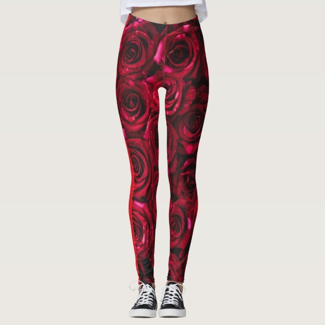 Leggings Roas rojas (Anverso)