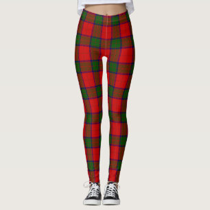 Leggings Robertson tartan platillo rojo