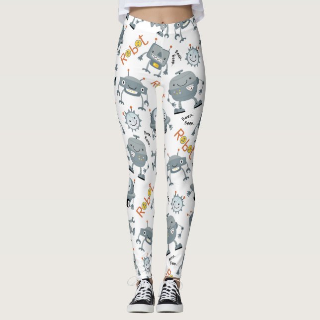 Leggings Robot Amigable (Anverso)