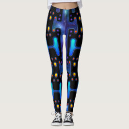 Leggings Robot futurista mecánico de Chica espacial Android