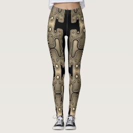 Leggings Robot futurista Sepia mecánico Android