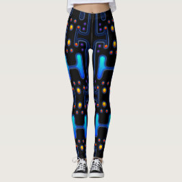 Leggings Robot mecánico Android de Chica Espacial Gótico Ne