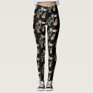 Leggings Robot musical confuso