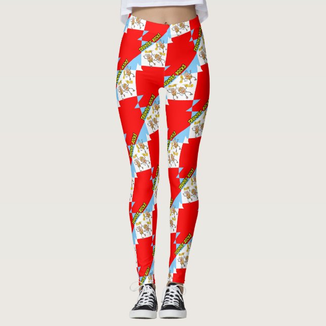 Leggings Rocas de trompeta (Anverso)