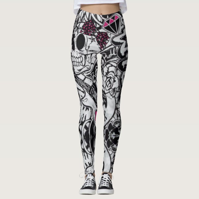 Leggings Rock salvaje y Rollo (Anverso)