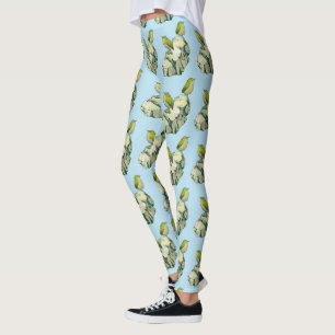Leggings Rock Wren birds Nueva Zelanda