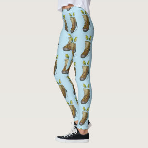 Leggings Rock Wren Tuke En una bota de senderismo