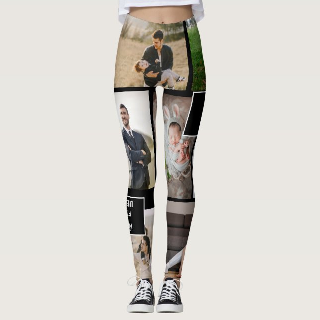 Leggings Rock Your Story: Leyendas Personalizados de 9 Coll (Anverso)