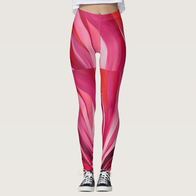 Leggings Rodillo rosa (Anverso)