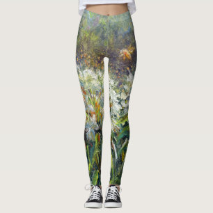 Leggings "Rododendros y abeja"