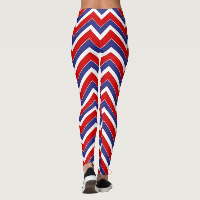 Leggings Rojo-Blanco-Azul-Chevron-LEGGINGS (Reverso)