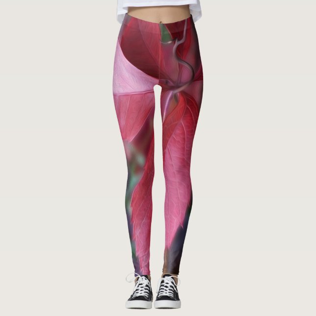 Leggings Rojo de otoño (Anverso)