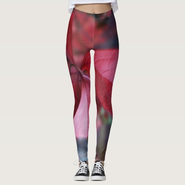 Leggings Rojo de otoño (Anverso)
