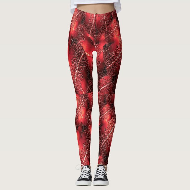 Leggings Rojo Delicado (Anverso)