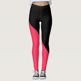 Leggings Rojo radical y negro