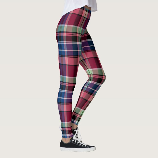 Leggings Rojo, rosa y azul dorado (Derecha)