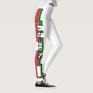 LEGGINGS ROJO/VERDE - LEJOS