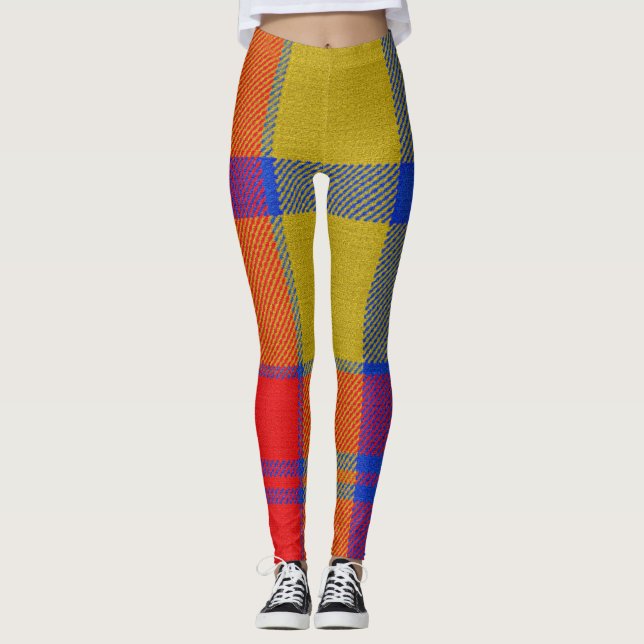 Leggings Rojo y azul (Anverso)