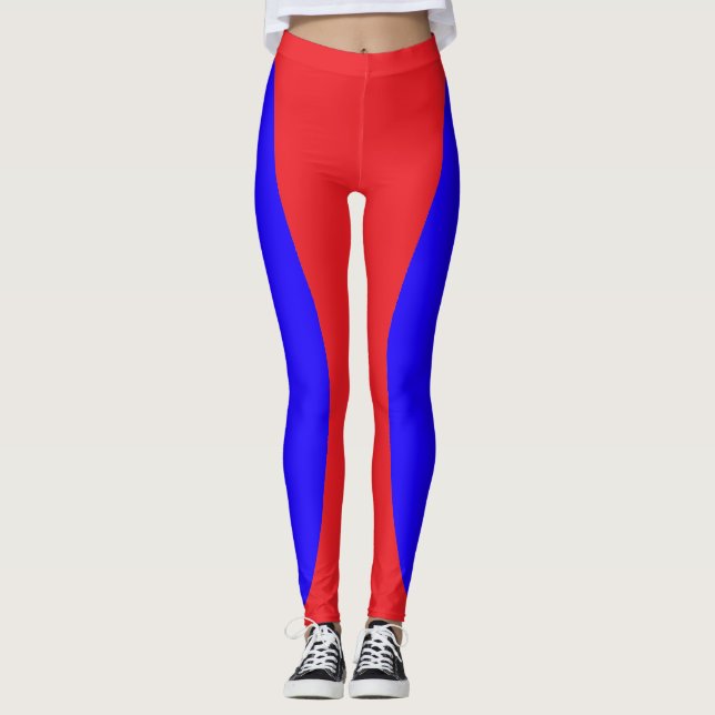 Leggings Rojo Y Azul (Anverso)