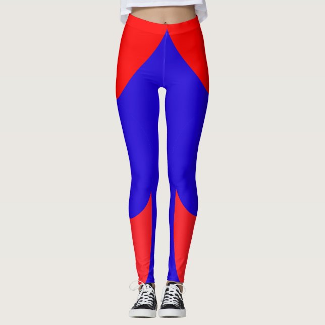 Leggings Rojo Y Azul  (Anverso)