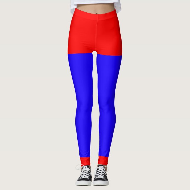 Leggings Rojo Y Azul (Anverso)