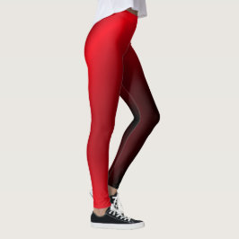 Leggings Rojo y negro mezclados
