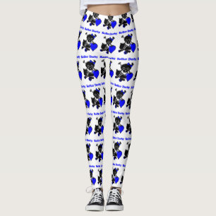 Leggings Roller Derby Heart (Azul)