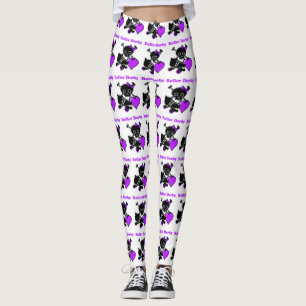 Leggings Roller Derby Heart (Púrpura)