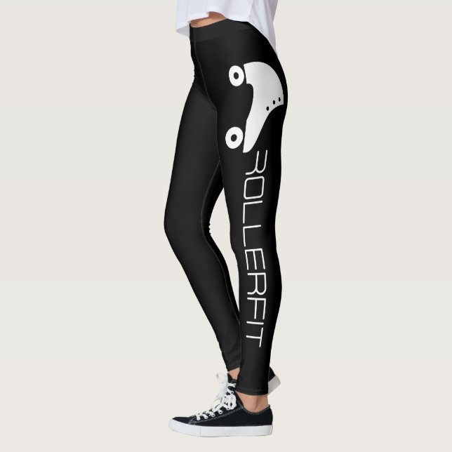 Leggings RollerFit - Piernas negras (Izquierda)
