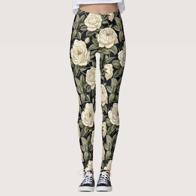 Leggings Romance renacentista - Inspiración de William Morr (Anverso)