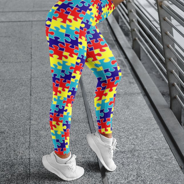 Leggings Rompecabezas del autismo (Subido por el creador)