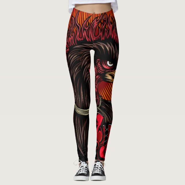 Leggings Rooster de boxeo (Anverso)