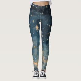 Leggings Ropa Activa Celestial Golden Twilight Sky