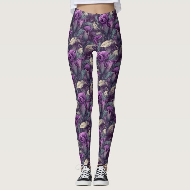 Leggings Ropa Activa de lirio Lirios calla Estética Graduad (Anverso)