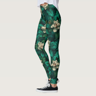 Leggings Ropa Activa Verde para Mujeres Inspirada en Garden