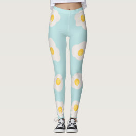 Leggings ropa con una impresión del huevo frito