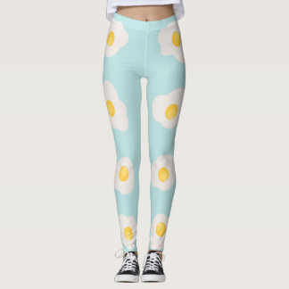 Leggings ropa con una impresión del huevo frito