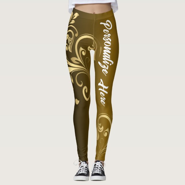 Leggings Ropa de activación personalizada | Personalizable  (Anverso)
