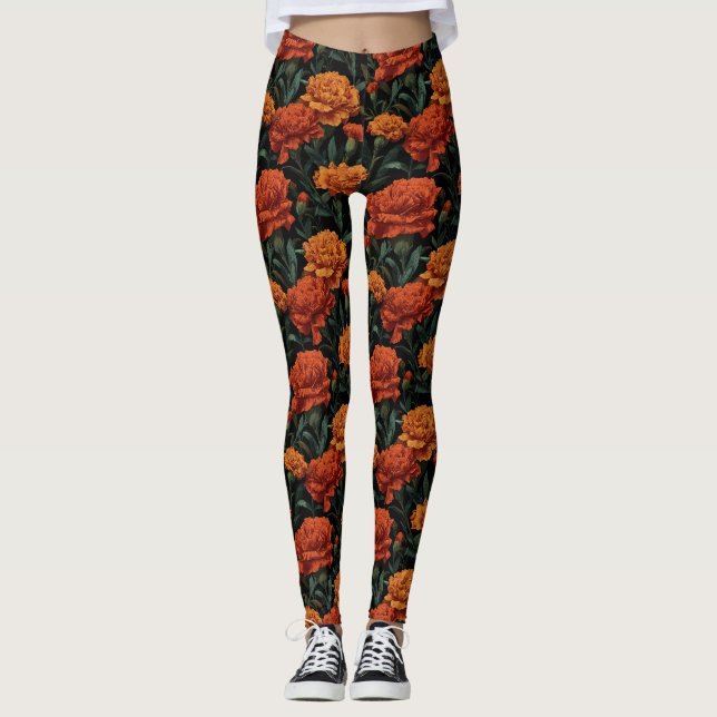 Leggings Ropa de entrenamiento naranja Regalos con acento d (Anverso)