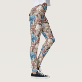 Leggings Ropa de Gimnasio Flor de Clavel Pétalo de Clavel