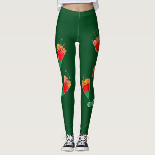 Leggings Ropa de ladieswear verde del bosque