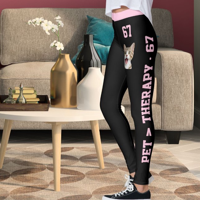 Leggings Ropa de mujer moderna personalizada para mamá gata (Subido por el creador)