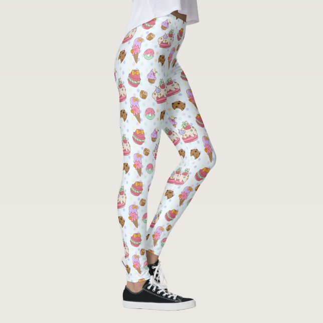 Leggings Ropa de postres dulces Tratos Traseros Traseros Tr (Derecha)